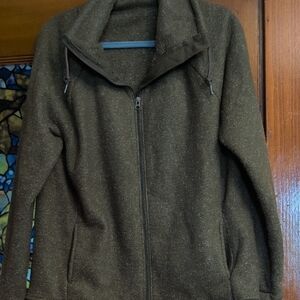 Cozy Olive Utility Jacket for Women